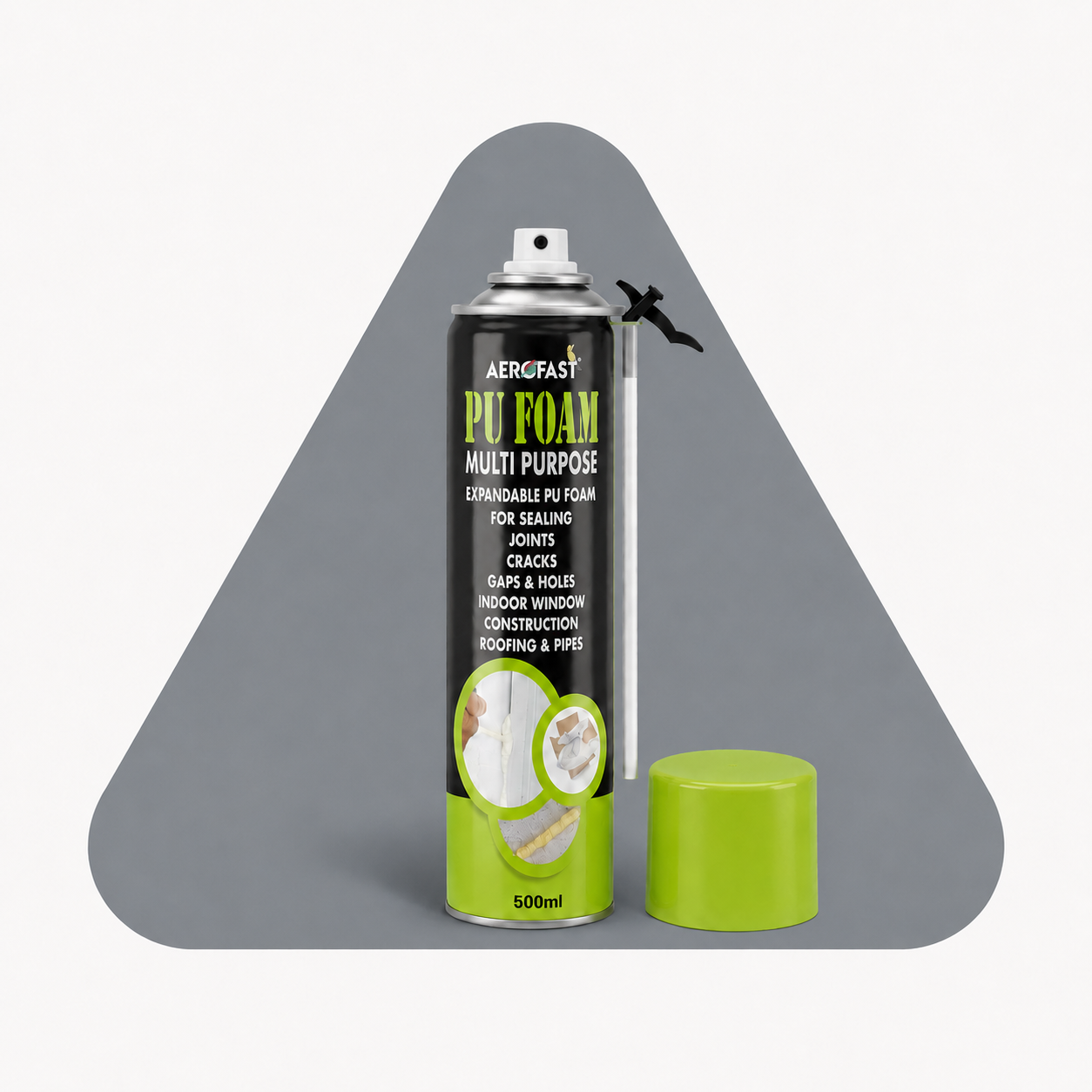 PU Foam 500ml AEROFAST PU Foam Spray – 500ML - Image 1
