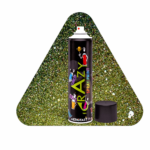 AEROFAST Crazy Sparkle Effect Spray Paint – Sparkle Gold | 400ML