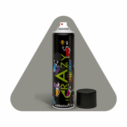 AEROFAST Crazy Glossy Spray Paint – Stone Grey 7030 | 400ML